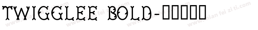 Twigglee Bold字体转换